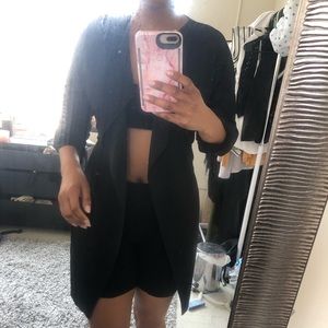 Black Cardigan / Cover Up